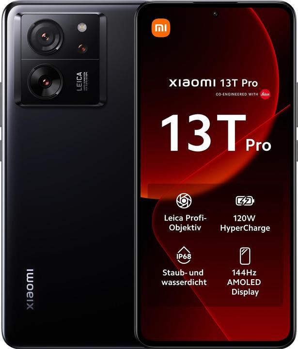 Actual product image Xiaomi 13T Pro (512 GB, Black, 6.67", Dual SIM, 50 Mpx, 5G)