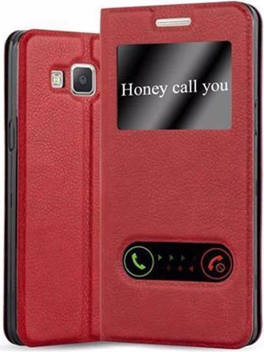Actual product image Cadorabo Book with View double window cover (Samsung Galaxy A5)