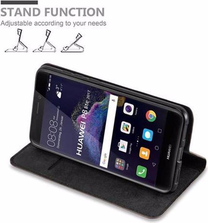Immagine prodotto Cadorabo Copertina magnetica invisibile del libro (Huawei P8 Lite (2017))