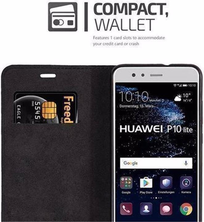 Produktbild Cadorabo Book Invisible Magnet Cover (Huawei P10 Lite)