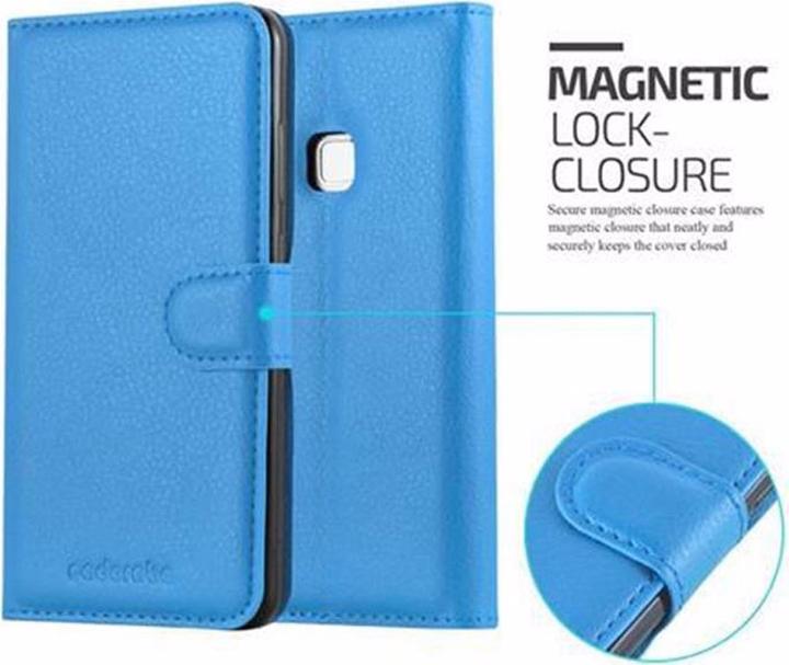 Actual product image Cadorabo Book with stand function cover (Huawei P10 Lite)