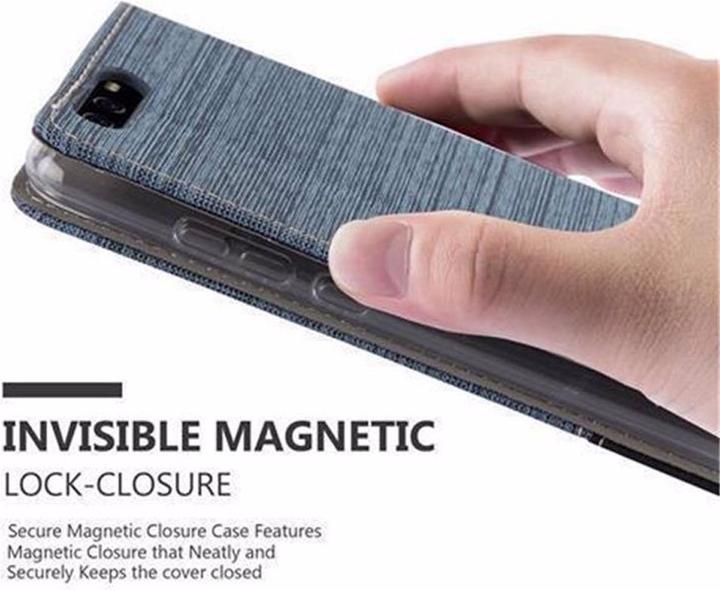 Image du produit Cadorabo Couverture look jeans Book (Huawei P10 Plus)