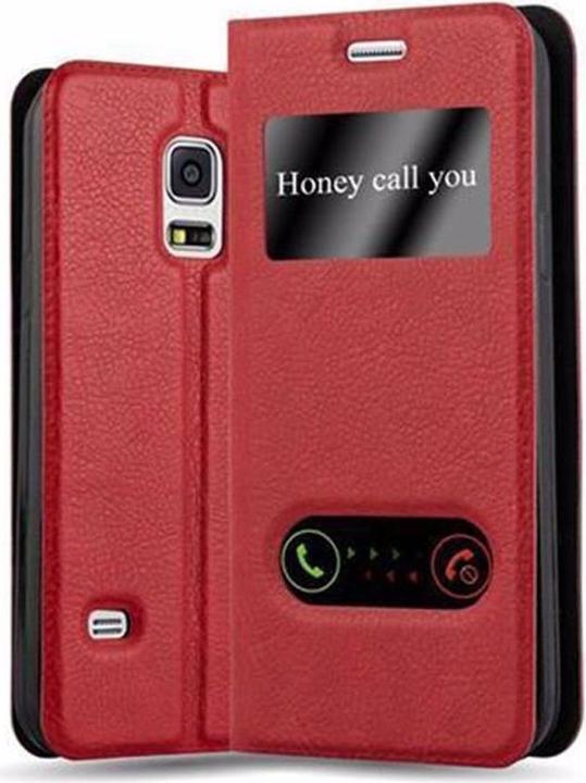 Produktbild Cadorabo Book mit View Doppelfenster Cover (Samsung Galaxy S5 Mini)