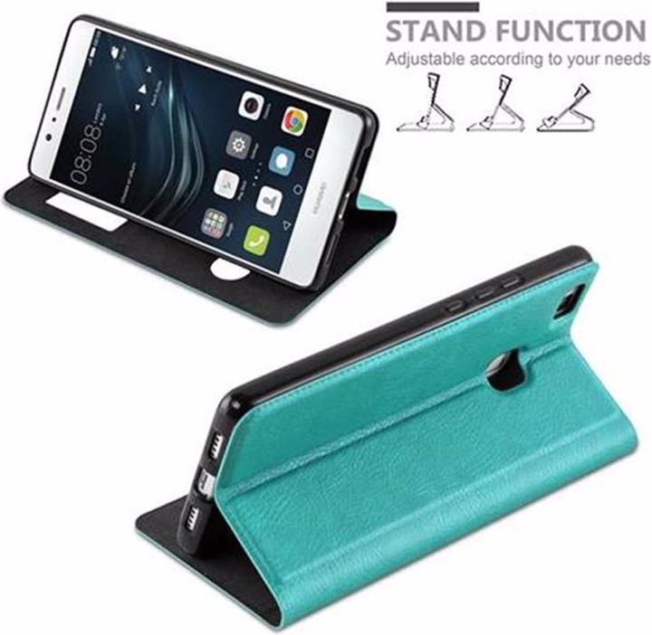 Actual product image Cadorabo Book with View double window cover (Huawei P9 Lite)