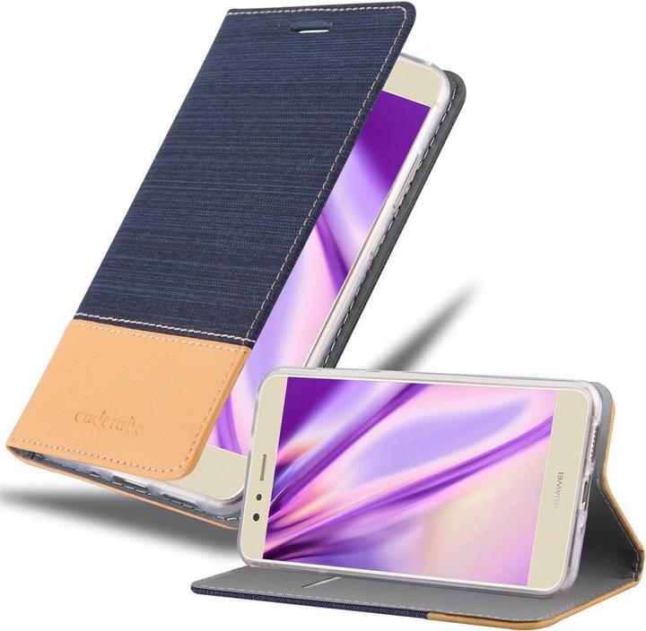 Produktbild Cadorabo Book Jeans Optik Cover (Huawei P10 Lite)