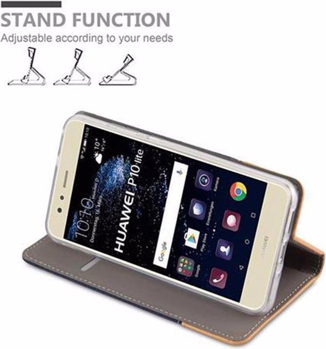 Produktbild Cadorabo Book Jeans Optik Cover (Huawei P10 Lite)