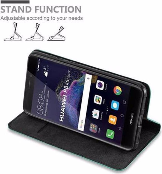 Actual product image Cadorabo Book Invisible Magnet Cover (Huawei P8 Lite (2017))