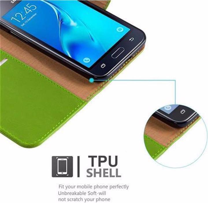 Produktbild Cadorabo Book Luxury Cover (Samsung Galaxy J1 (2016))