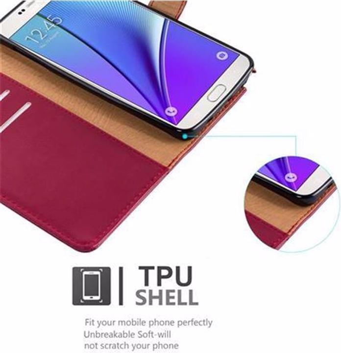 Actual product image Cadorabo Book Luxury Cover (Samsung Galaxy Note 5)