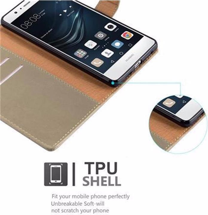 Produktbild Cadorabo Book Luxury Cover (Huawei P9 Lite)