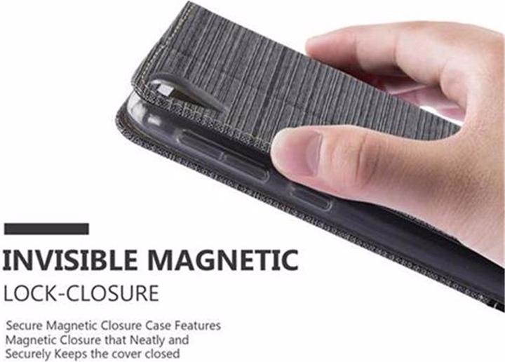 Produktbild Cadorabo Book Jeans Optik Cover (HTC Desire 820)