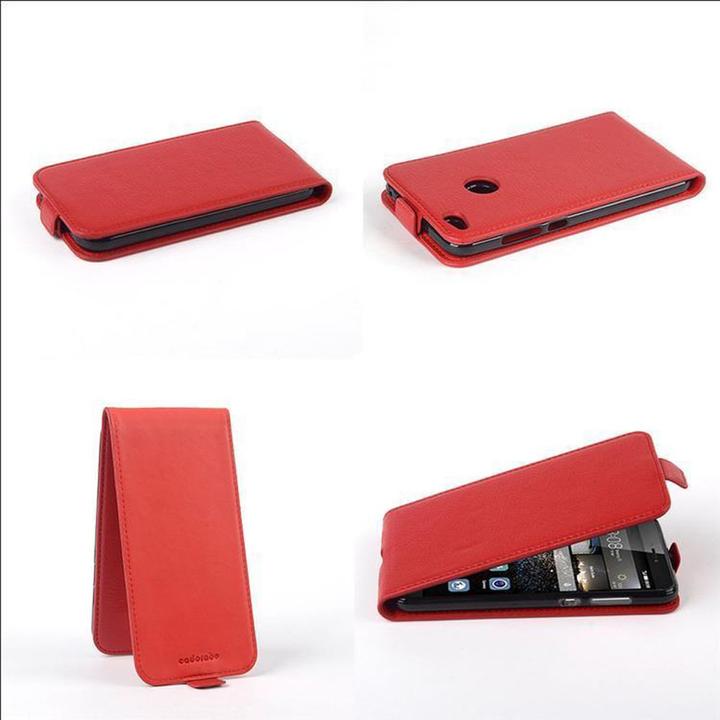 Produktbild Cadorabo Flip mit Struktur Cover (Huawei P8 Lite (2017), Huawei P9 Lite (2017))