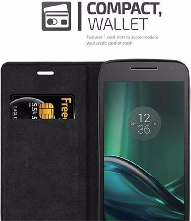 Produktbild Cadorabo Book Invisible Magnet Cover (Motorola Moto G4 Play)