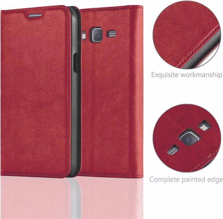Actual product image Cadorabo Book Invisible Magnet Cover (Samsung Galaxy J7)