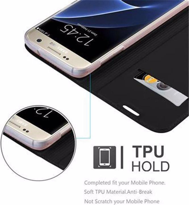Actual product image Cadorabo Book Classy Style Cover (Samsung Galaxy S7)