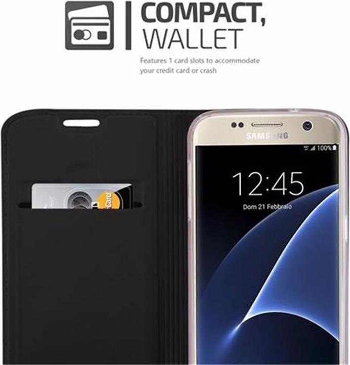 Actual product image Cadorabo Book Classy Style Cover (Samsung Galaxy S7)