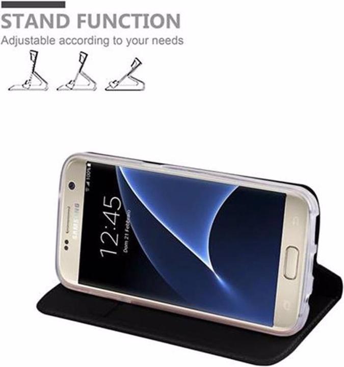 Actual product image Cadorabo Book Classy Style Cover (Samsung Galaxy S7)