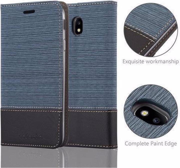 Produktbild Cadorabo Book Jeans Optik Cover (Samsung Galaxy J3 (2017))