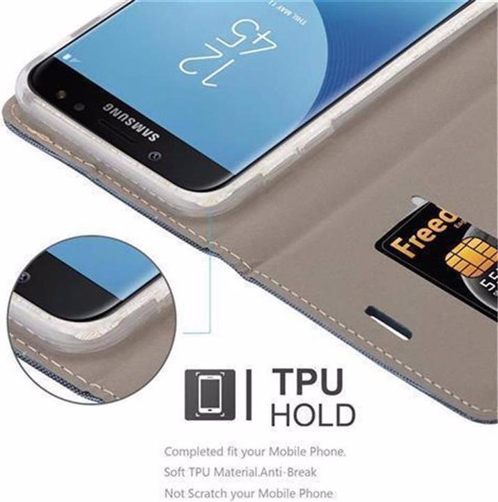Produktbild Cadorabo Book Jeans Optik Cover (Samsung Galaxy J3 (2017))