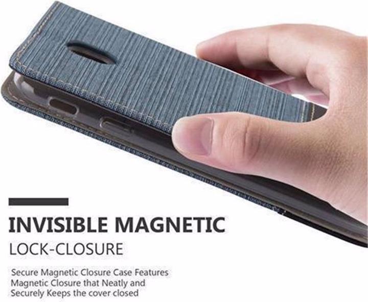 Produktbild Cadorabo Book Jeans Optik Cover (Samsung Galaxy J3 (2017))
