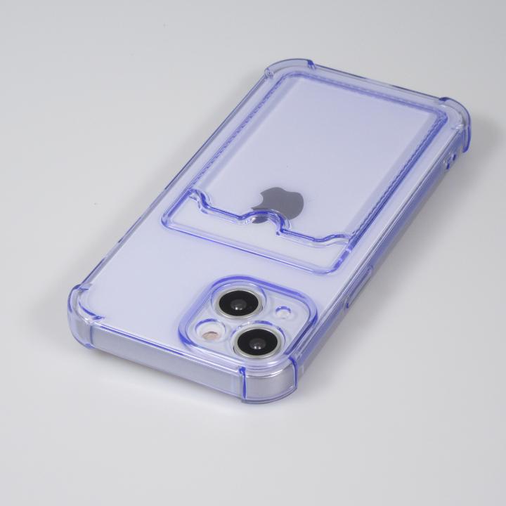Immagine prodotto PhoneLook Paraurti in gel di silicone super flessibile con porta-carte trasparente (Apple iPhone 14)
