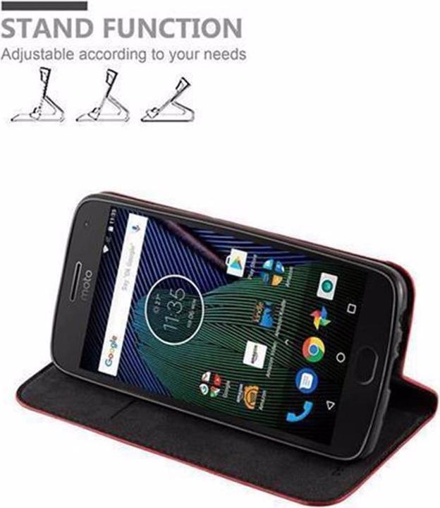 Image du produit Cadorabo Book Couverture magnétique invisible (Motorola Moto G5 Plus)