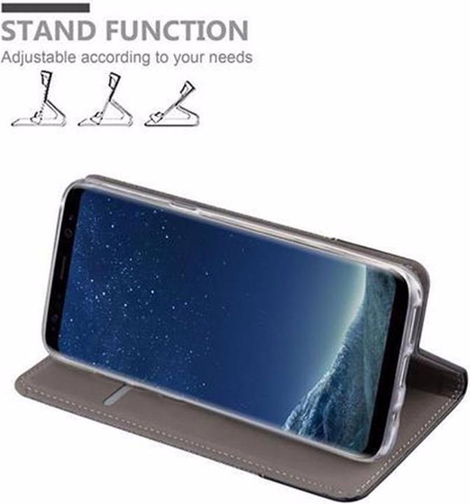 Produktbild Cadorabo Book Jeans Optik Cover (Samsung Galaxy S8+)