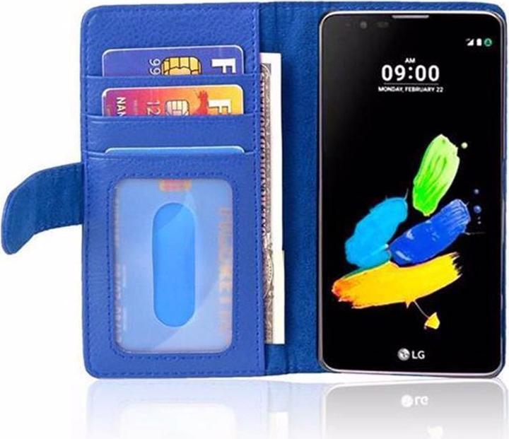 Image du produit Cadorabo Book avec 3 pochettes pour cartes Couverture (LG K8)