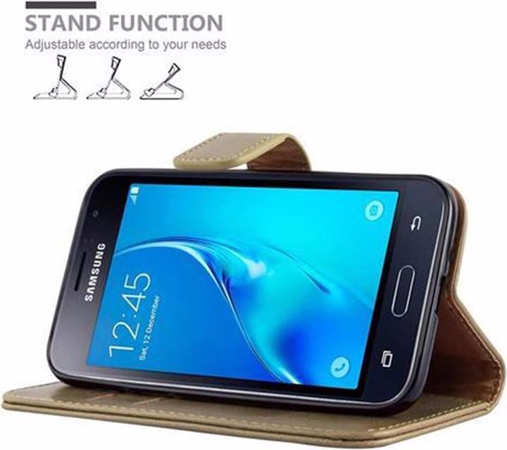 Actual product image Cadorabo Book Luxury Cover (Samsung Galaxy J1 (2016))