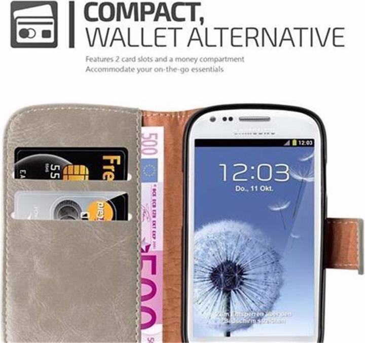 Produktbild Cadorabo Book Luxury Cover (Samsung Galaxy S3 Mini)