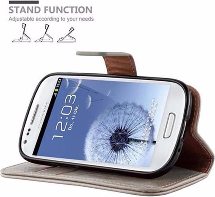 Produktbild Cadorabo Book Luxury Cover (Samsung Galaxy S3 Mini)
