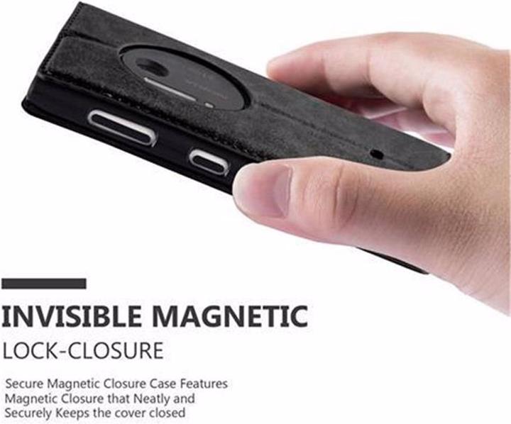 Actual product image Cadorabo Book Invisible Magnet Cover (Nokia Lumia 1020)