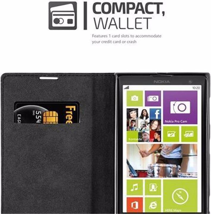 Actual product image Cadorabo Book Invisible Magnet Cover (Nokia Lumia 1020)