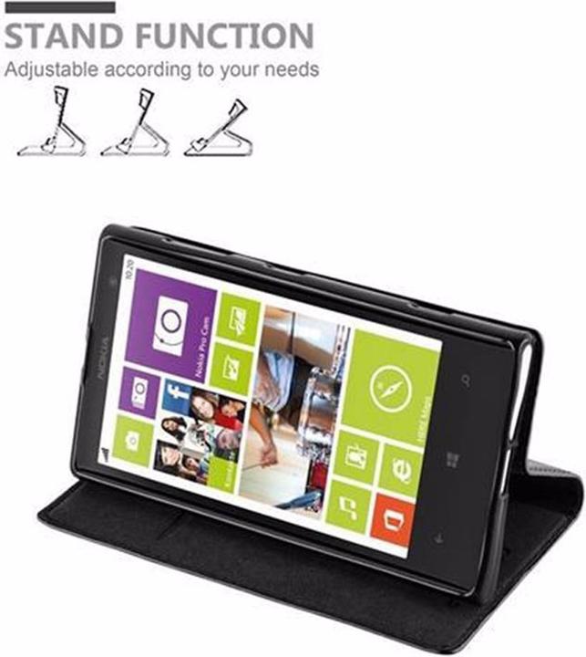 Actual product image Cadorabo Book Invisible Magnet Cover (Nokia Lumia 1020)