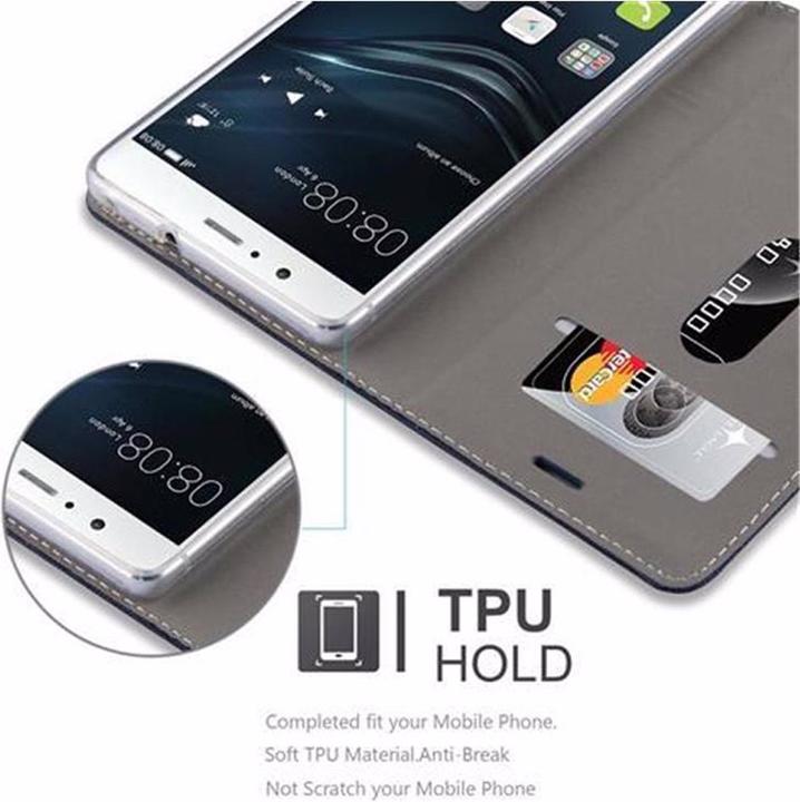 Produktbild Cadorabo Book Jeans Optik Cover (Huawei G9 Lite)