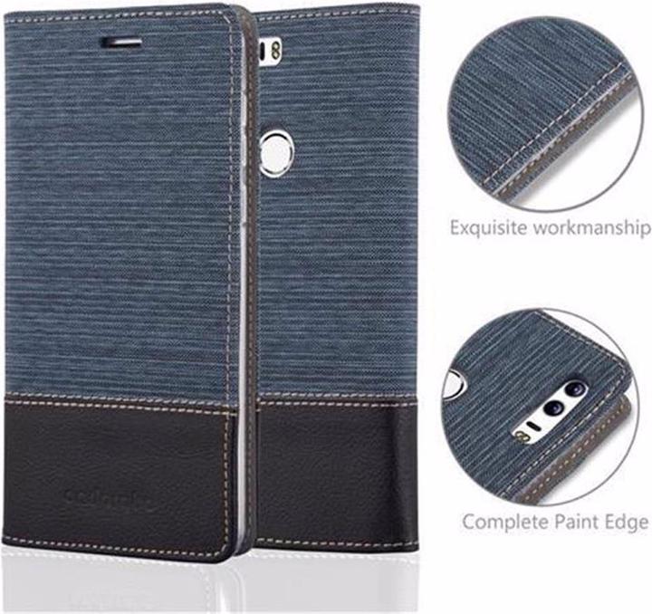 Produktbild Cadorabo Book Jeans Optik Cover (Honor 8 Premium)