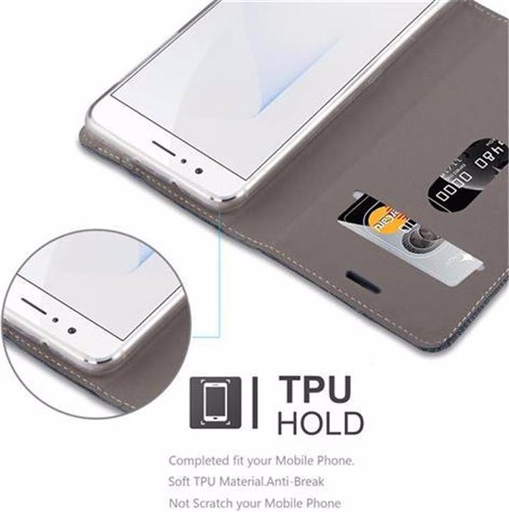 Produktbild Cadorabo Book Jeans Optik Cover (Honor 8 Premium)
