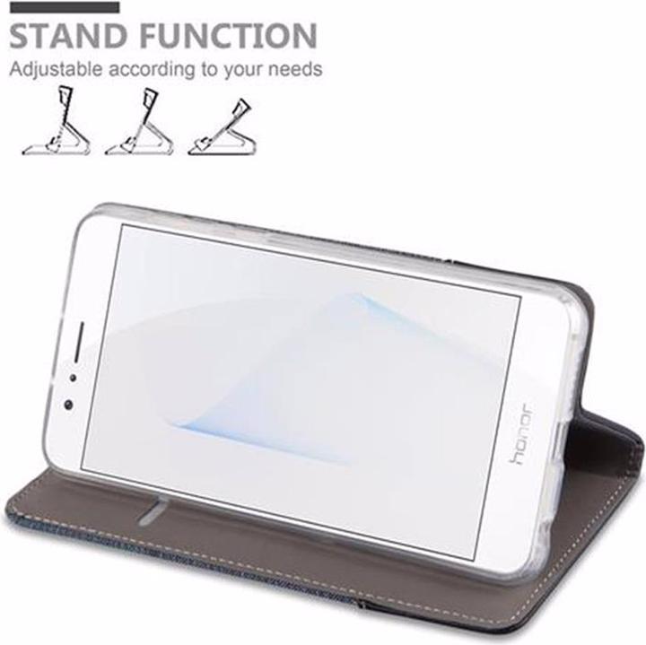 Produktbild Cadorabo Book Jeans Optik Cover (Honor 8 Premium)