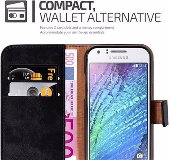Produktbild Cadorabo Book Luxury Cover (Samsung Galaxy J1)