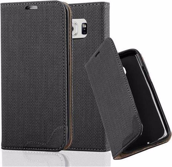 Produktbild Cadorabo Book Bast Optik Cover (Samsung Galaxy S6 Edge)