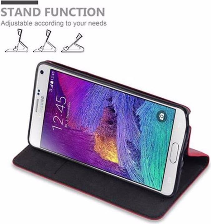 Actual product image Cadorabo Book Invisible Magnet Cover (Samsung Galaxy Note 4)