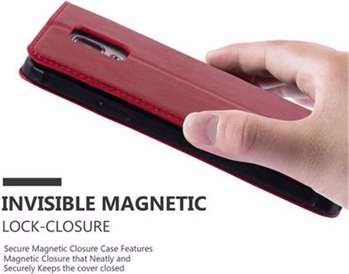 Actual product image Cadorabo Book Invisible Magnet Cover (Samsung Galaxy Note 4)