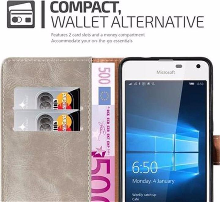 Immagine prodotto Cadorabo Copertina di lusso del libro (Microsoft Lumia 650)