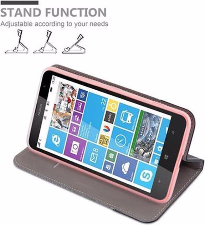 Actual product image Cadorabo Book Jeans Optics Cover (Nokia Lumia 1320)
