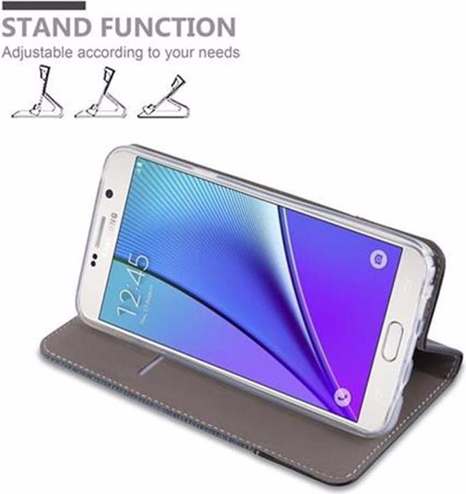 Produktbild Cadorabo Book Jeans Optik Cover (Samsung Galaxy Note 5)
