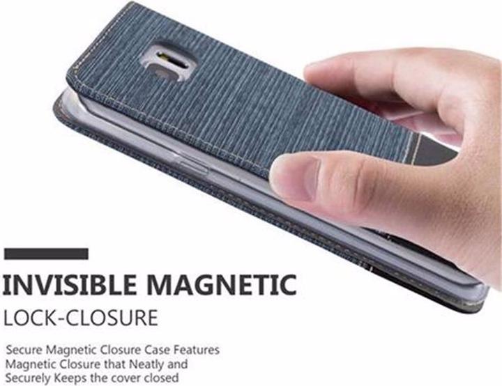 Produktbild Cadorabo Book Jeans Optik Cover (Samsung Galaxy Note 5)