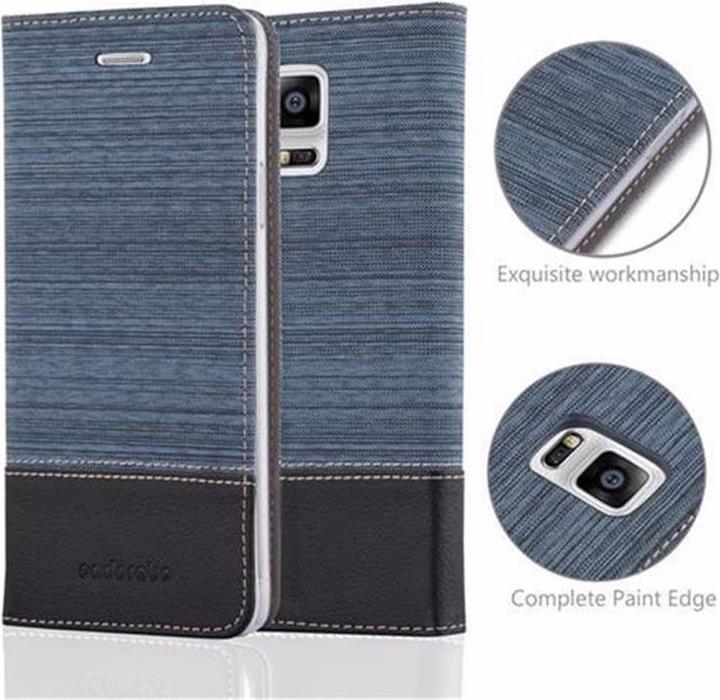 Produktbild Cadorabo Book Jeans Optik Cover (Samsung Galaxy Note 4)