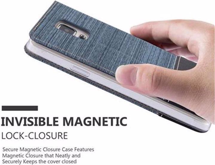 Produktbild Cadorabo Book Jeans Optik Cover (Samsung Galaxy Note 4)