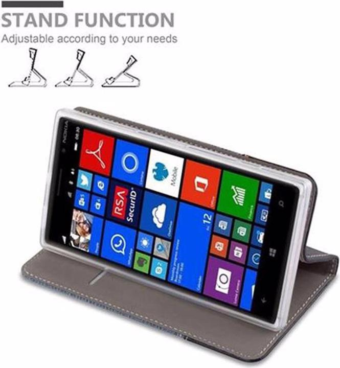 Produktbild Cadorabo Book Jeans Optik Cover (Nokia Lumia 830)