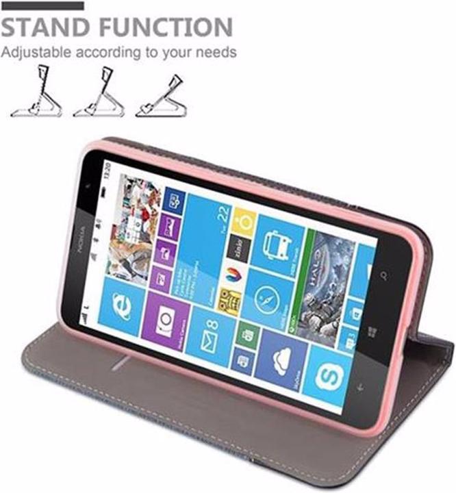 Produktbild Cadorabo Book Jeans Optik Cover (Nokia Lumia 1320)